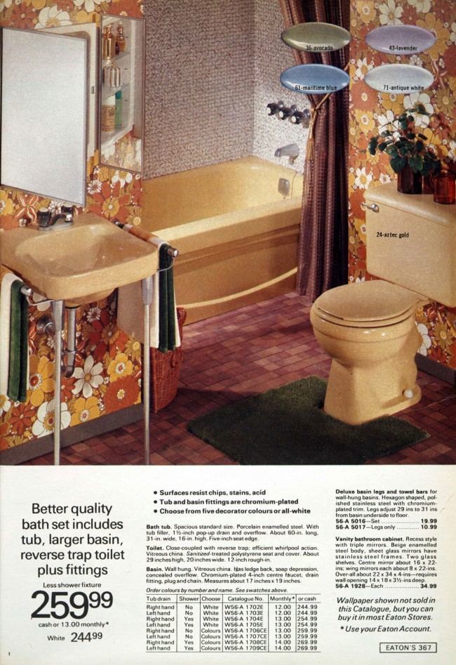 1970s Bathtub 8152