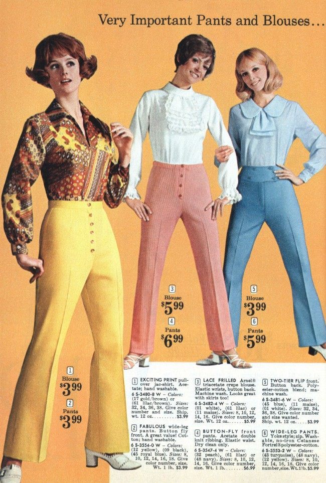 Slacks Relapse: A Look At Chick Pants Of The 1970s - Flashbak