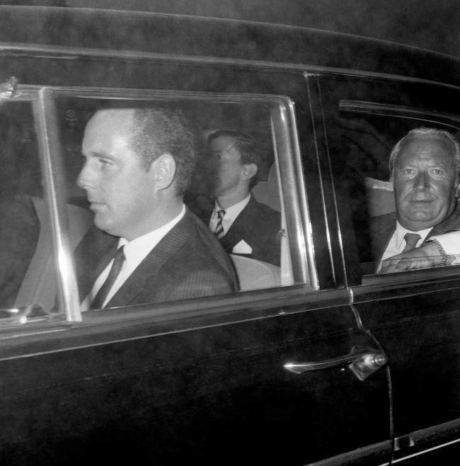 Prime Minister Edward Heath arriving at Chequers for a review of the Ulster situation.