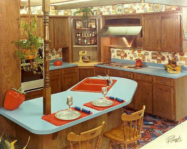 70's style kitchen design