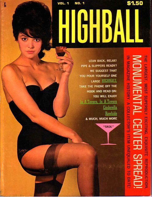 1960s Magazine Big Tits - Ballsy Boozing Babes Of 1960s Men's Magazines - 23 Of Them ...