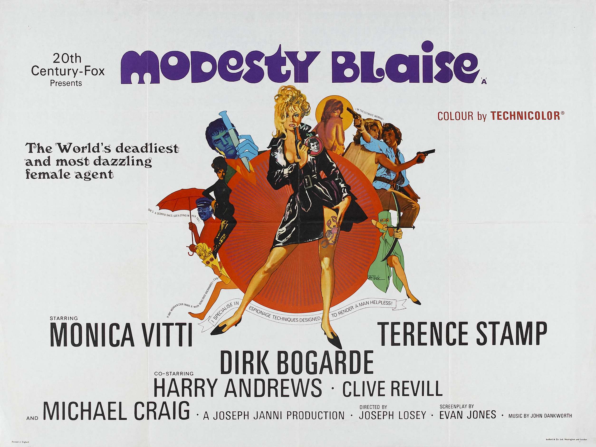 Modesty Blaise poster