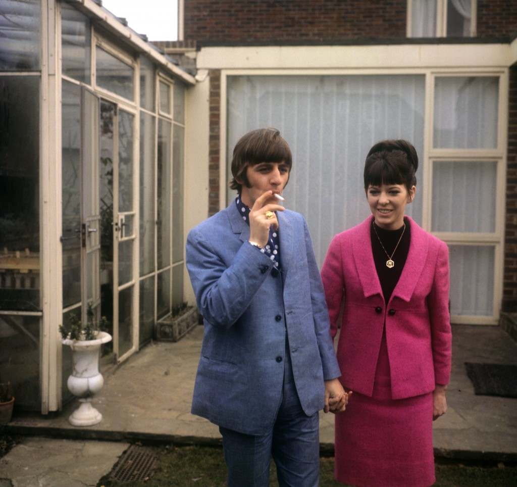 Ringo Starr and Maureen Cox Honeymoon