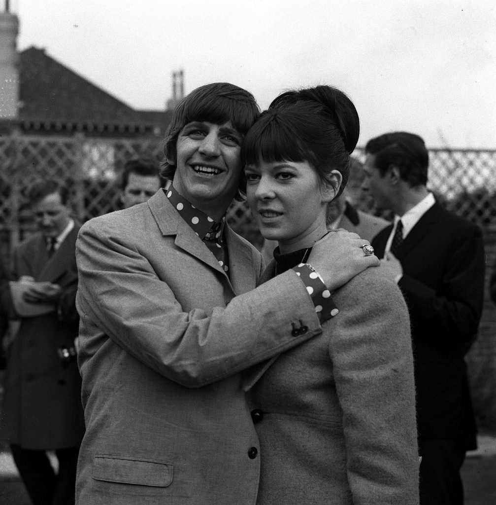 Ringo Starr and Maureen Cox honeymoon