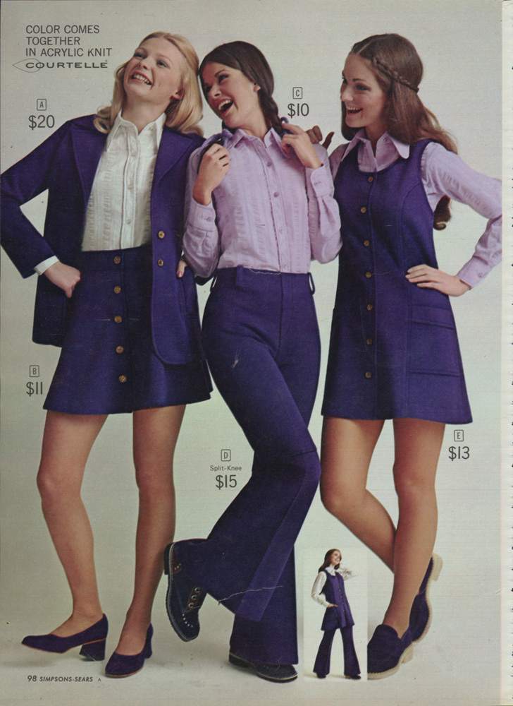 Miniskirts And Lots Of Purple: A 1972 Women's Fashion Catalog - Flashbak