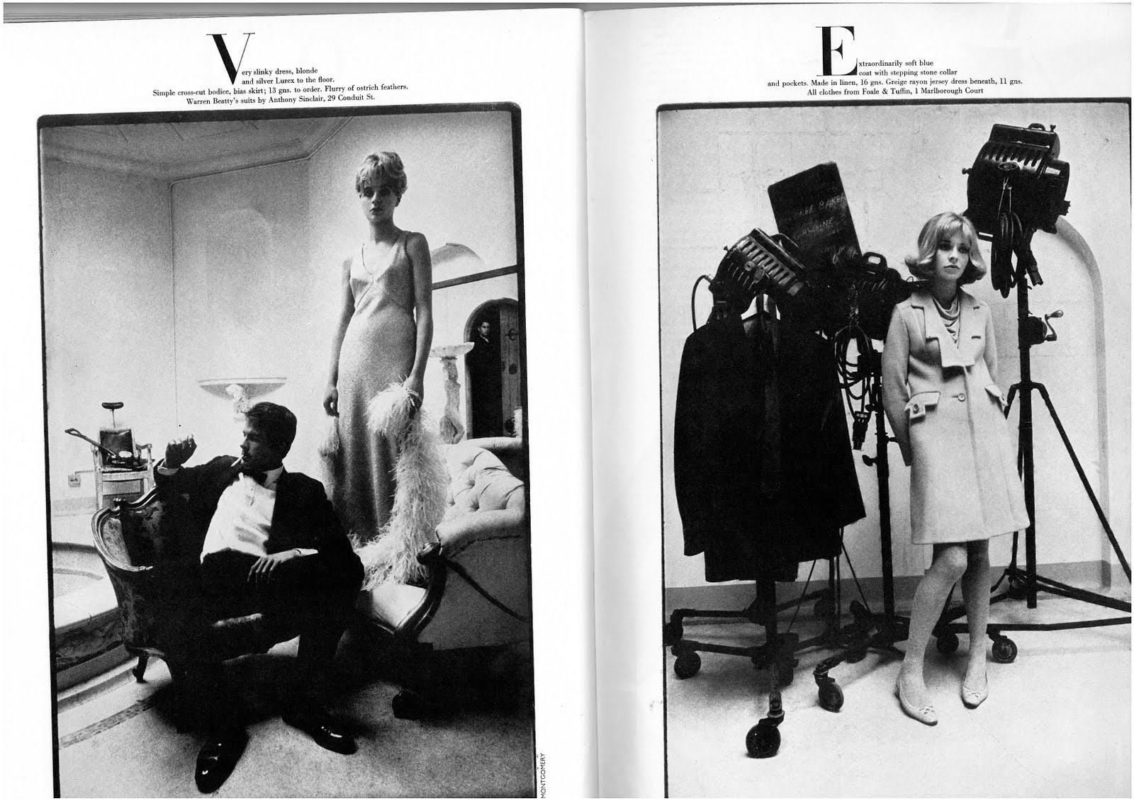 Warren Beatty and Susannah York in Vogue 2