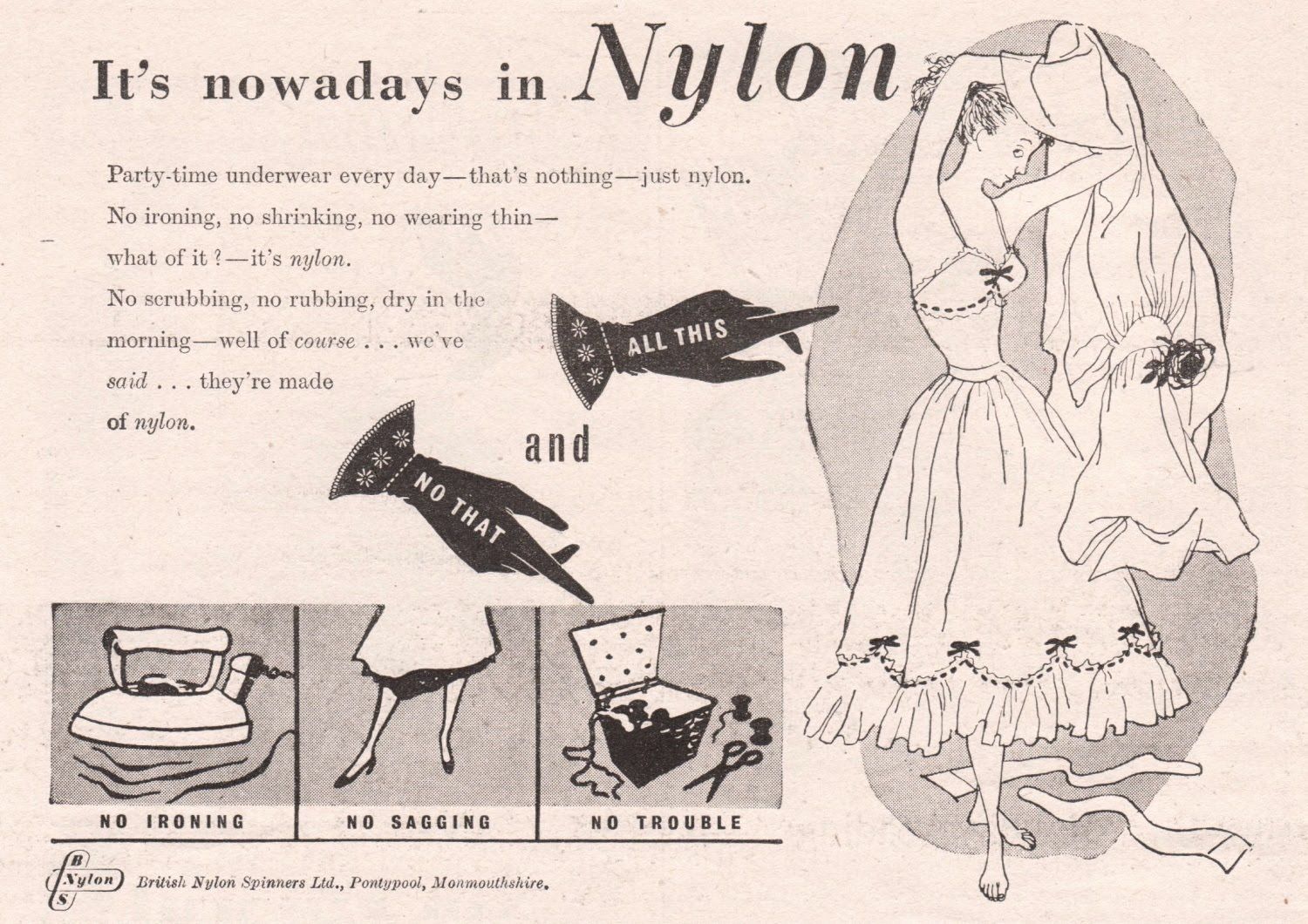 It's nowadays in Nylon Party-Time underwear Everyday. - Flashbak