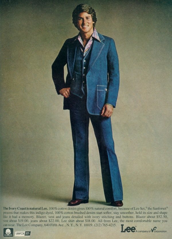 1970s Lee Adverts from Denim Leisure Suit Hell - Flashbak