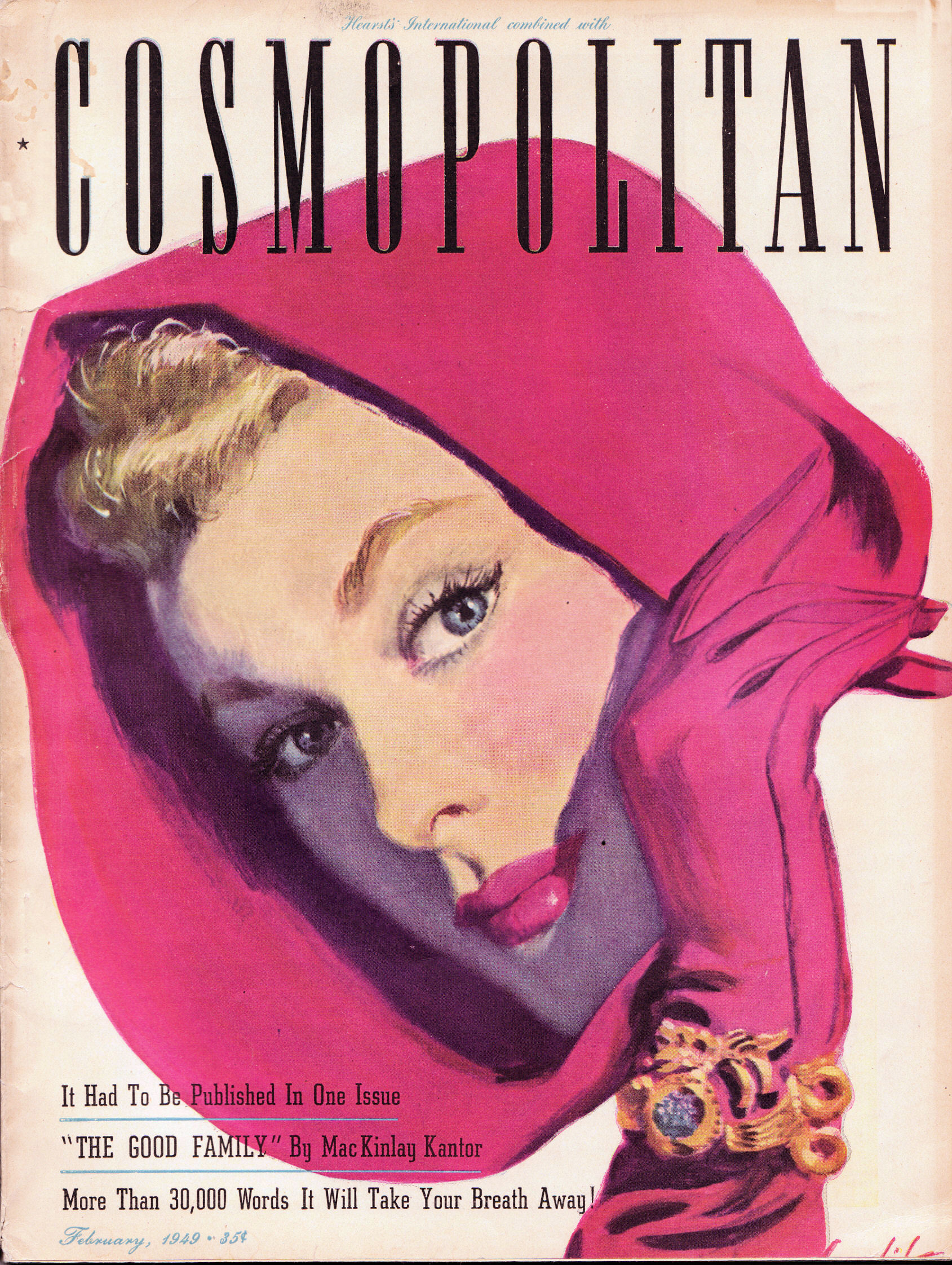 Cosmopolitan, Februay 1949.