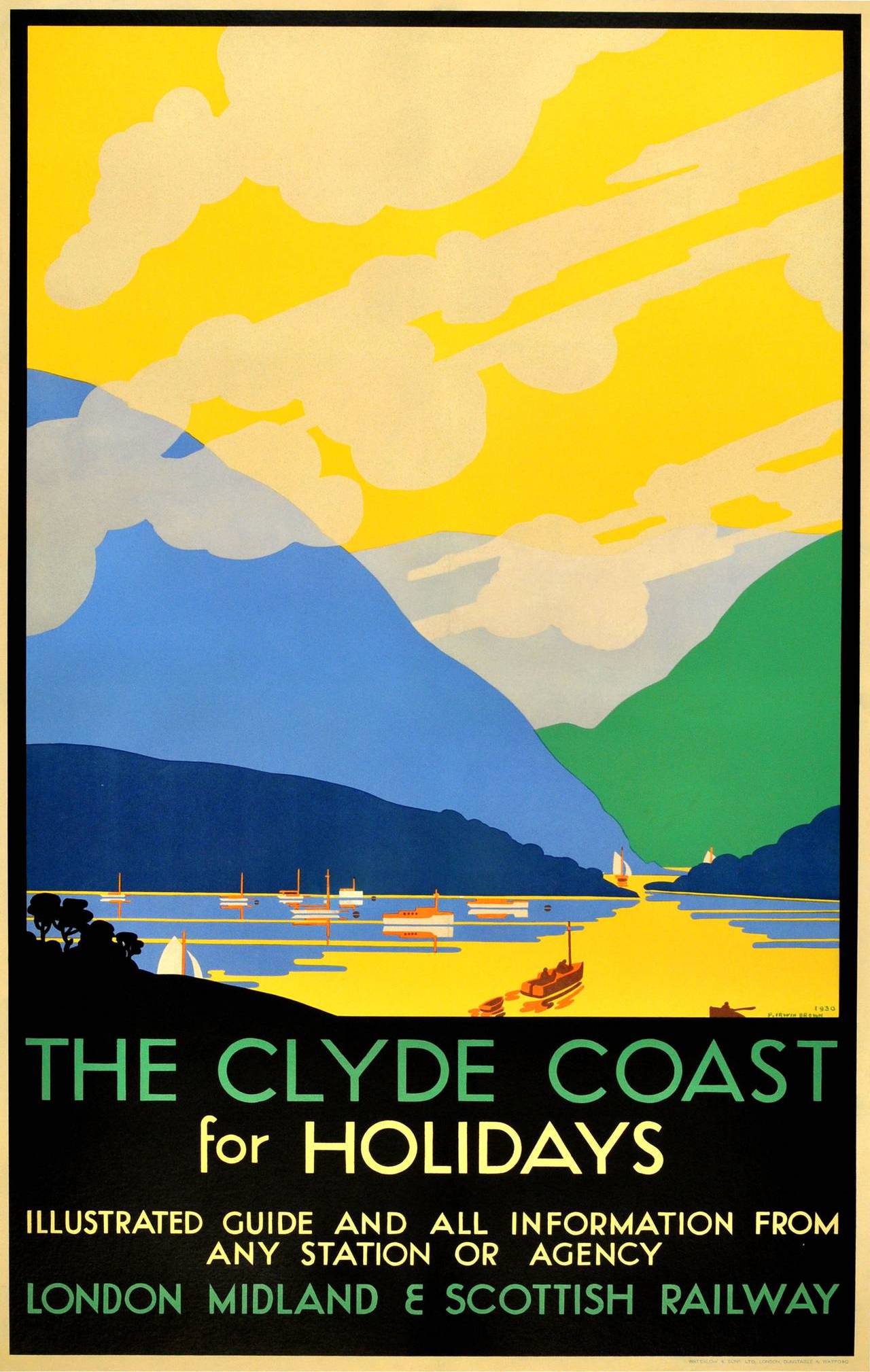 1930s travel posters uk