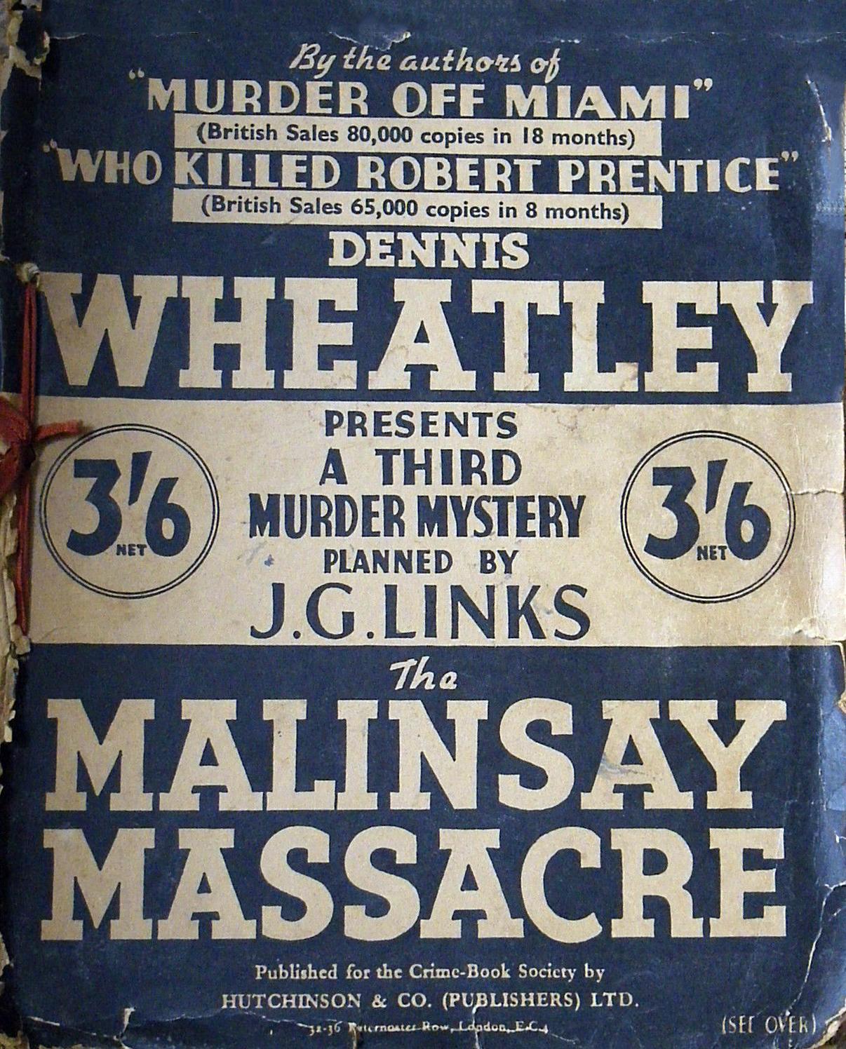 The Malinsay Massacre published in 1938.