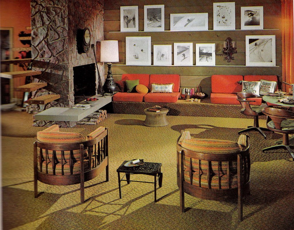 Groovy Interiors: 1965 and 1974 Home Décor - Flashbak