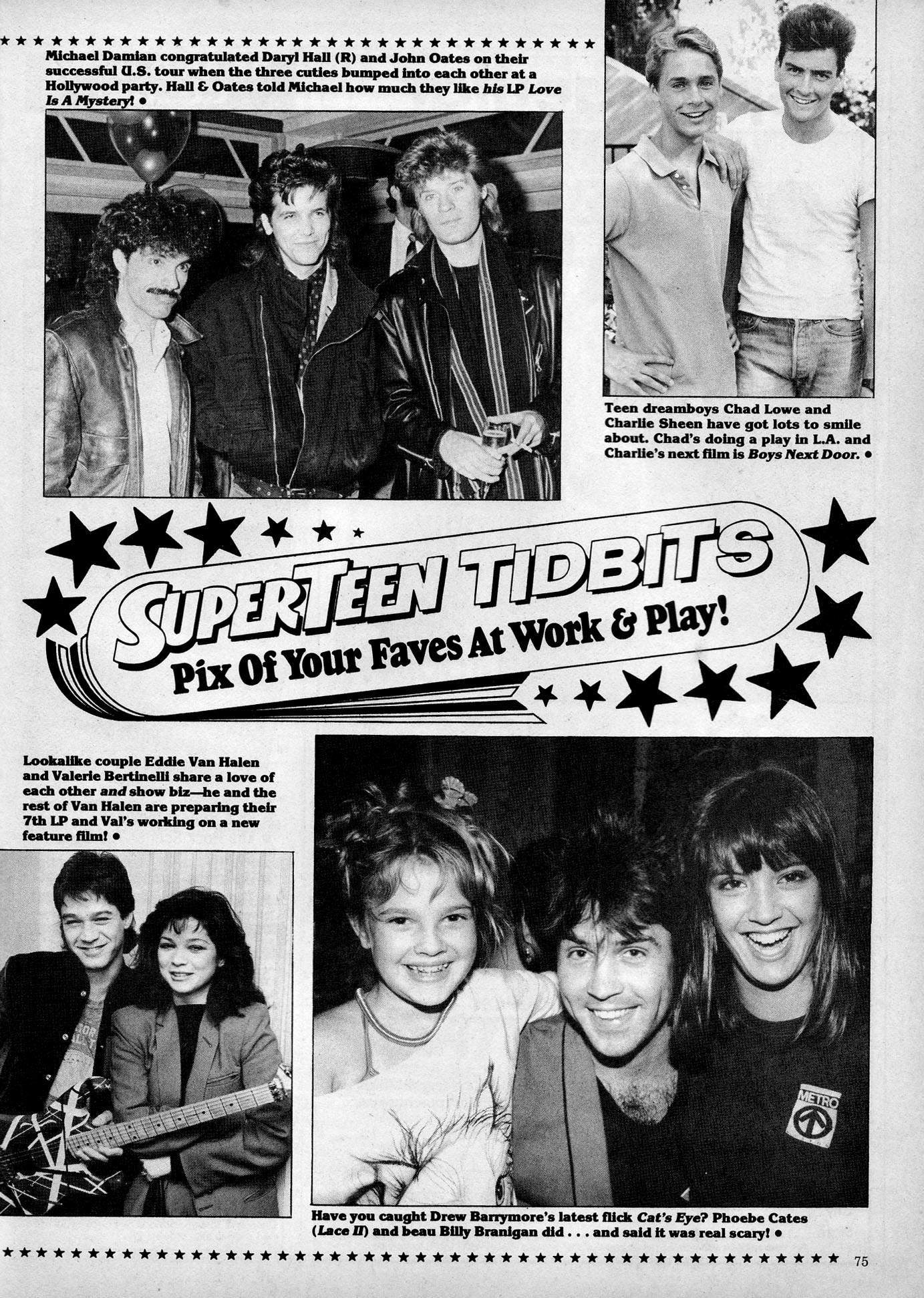 Menudo Revista Super Teen Michael J. Fox Duran Duran Rob Low