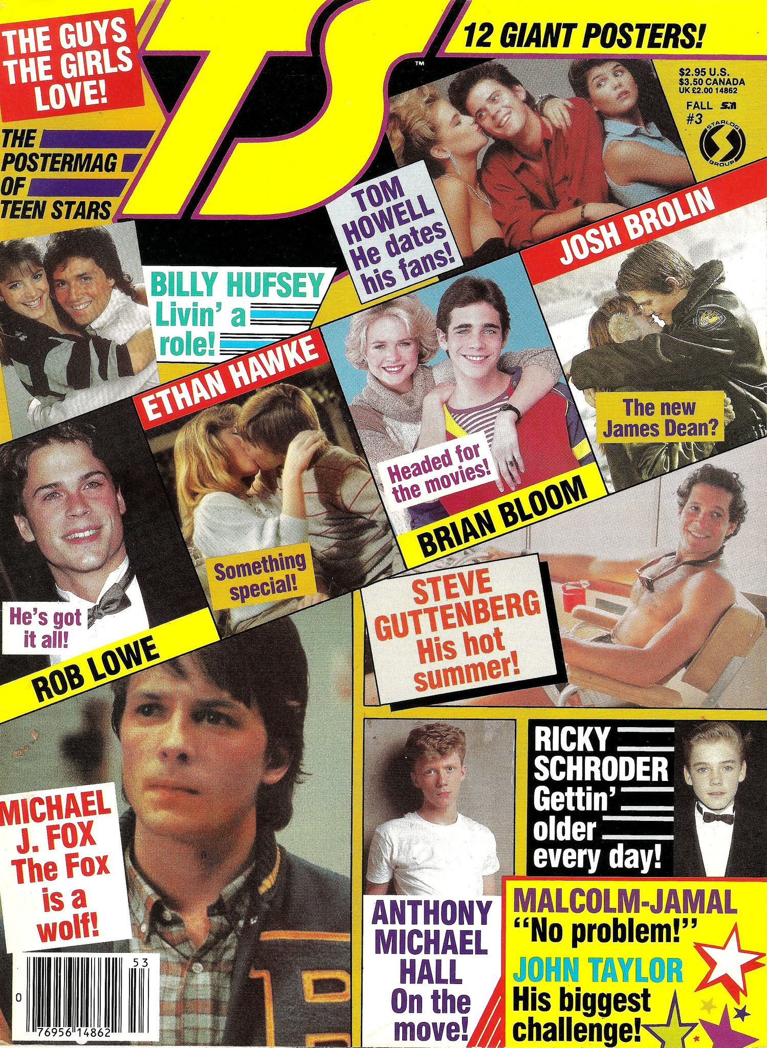 Menudo Revista Super Teen Michael J. Fox Duran Duran Rob Low