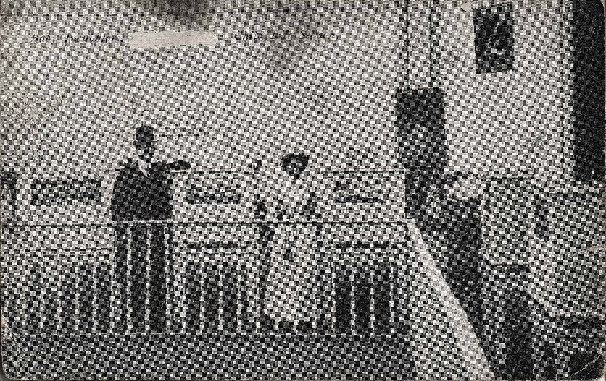 Baby incubators at Crystal Palace hospital c.1910