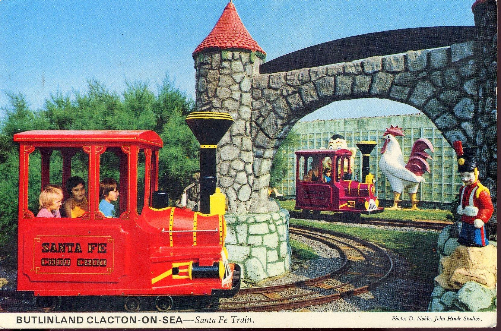 Butlins Clacton - Peter Pan Railway (postcard, early 1970s