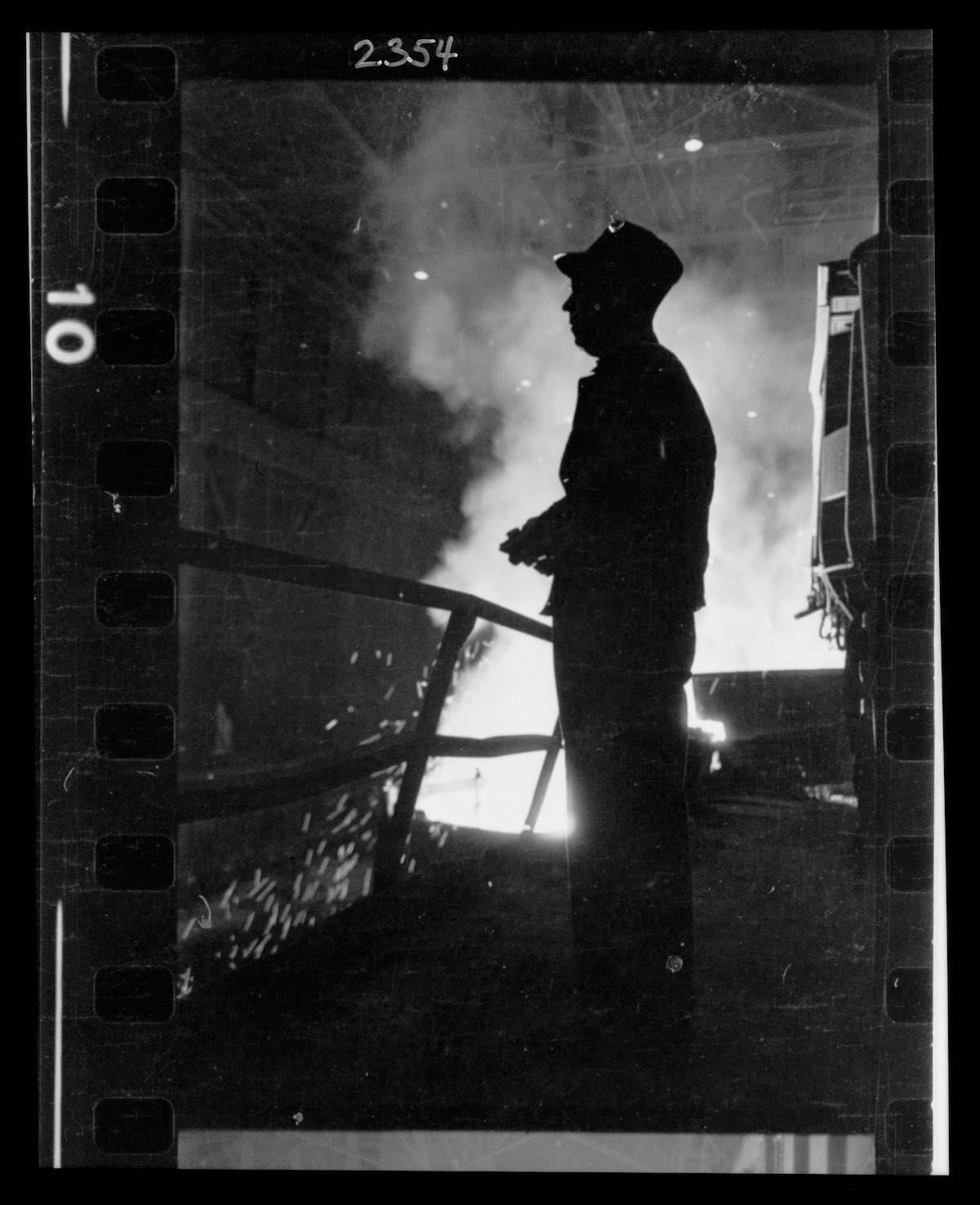 Steel worker Stanley Kubrick Look Magazine