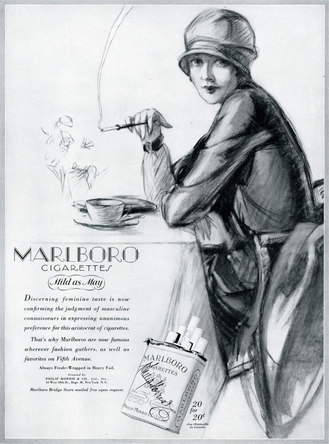 Marlboro cigarettes 1927