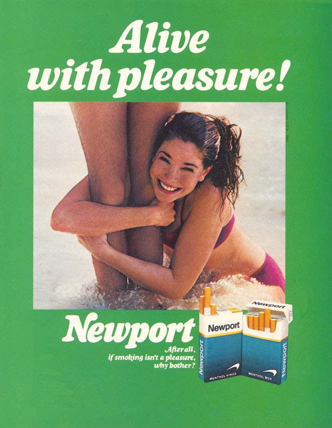 Newport holding onto legs
