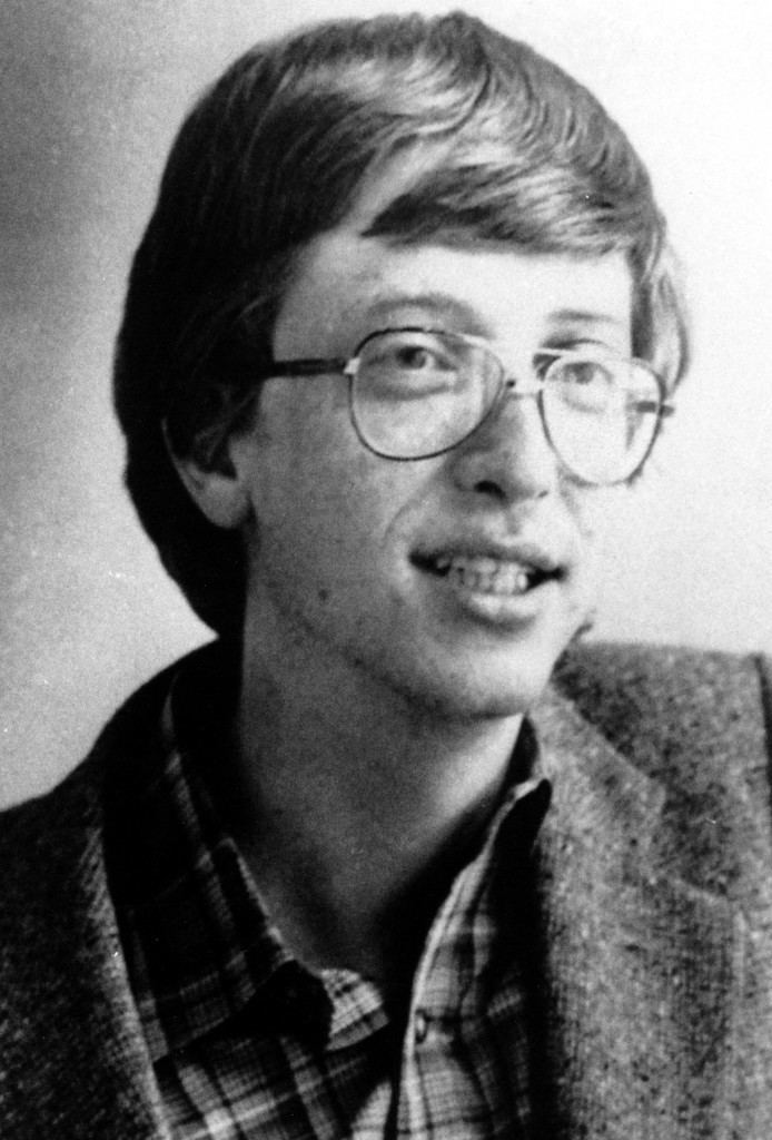 A 1984 photo of William Gates, founder and chairman of the Microsoft Corp
