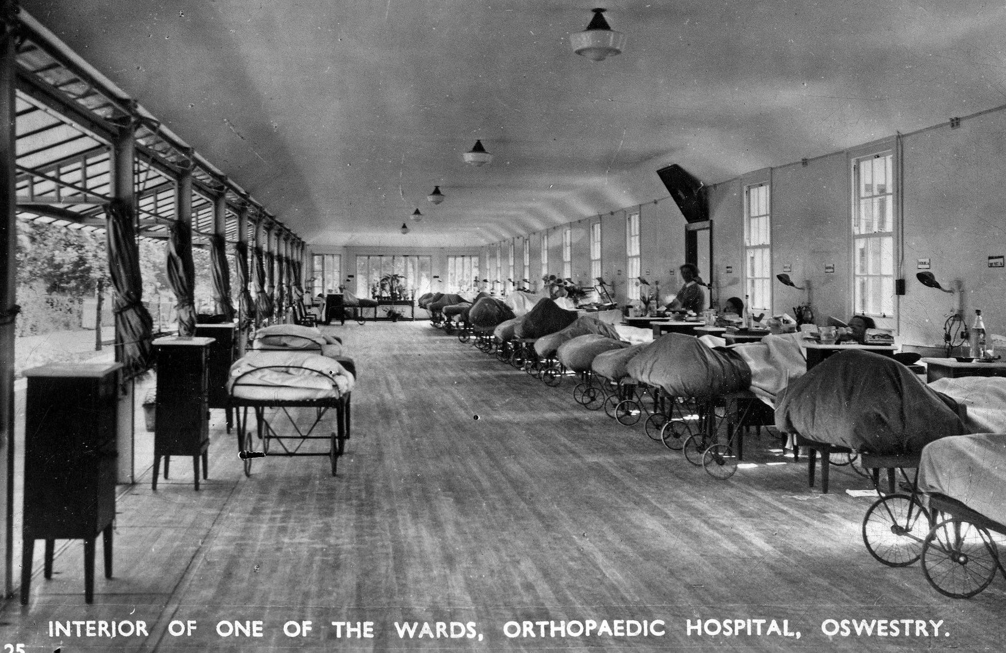 Robert Jones and Agnes Hunt Orthopaedic Hospital, Oswestry c.1910.