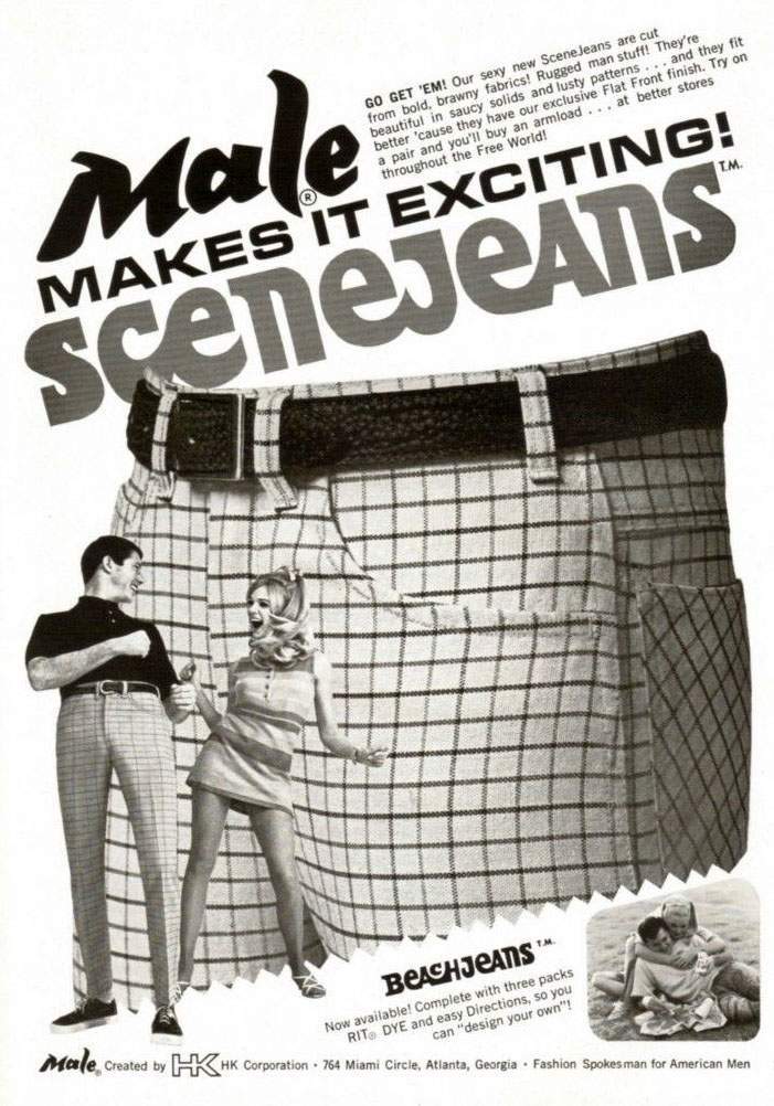 1968 Male Scene Jeans