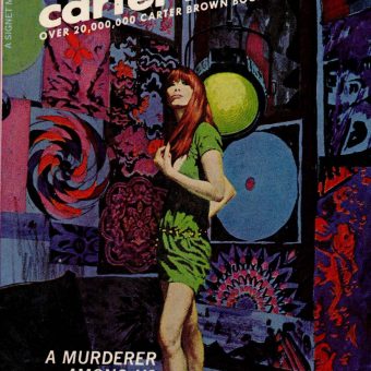 1969; A Murderer among us by Carter Brown. Cover art by Robert McGinnis ...