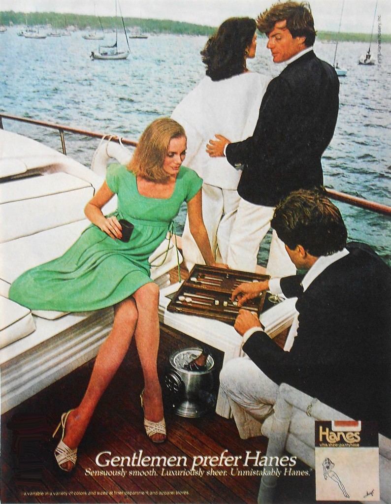 The Sexist Gentlemen Prefer Hanes Adverts Of The S And S Flashbak