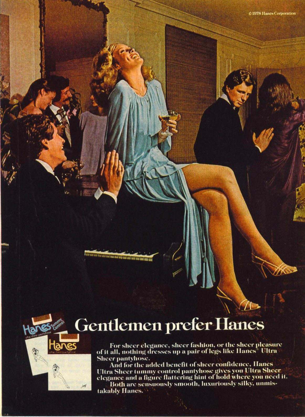 HANES HER WAY PANTIES vintage print ad from 1989 magazine sexy