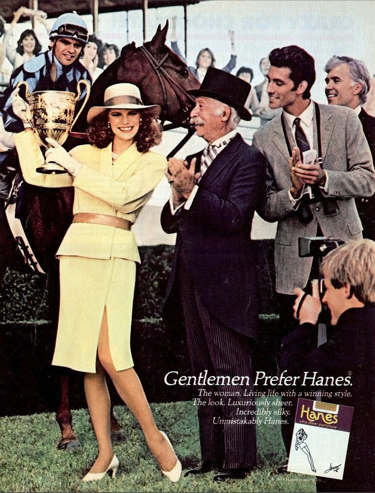 The “Sexist” Gentlemen Prefer Hanes Adverts of the 1970s and 80s - Flashbak