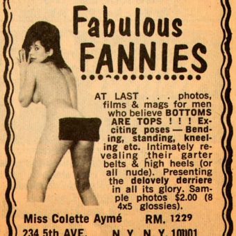 Vintage adverts for mail order adult entertainment