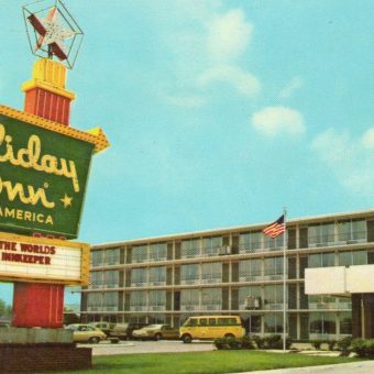 Holiday Inn Postcard Bridgeton, Mo 1960's - Flashbak