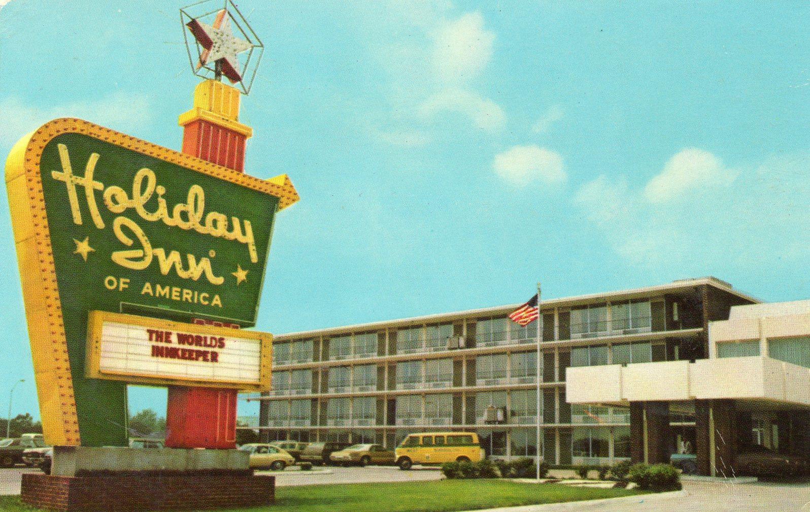 Twenty Humdrum Holiday Inn Postcards from the Fifties and Sixties