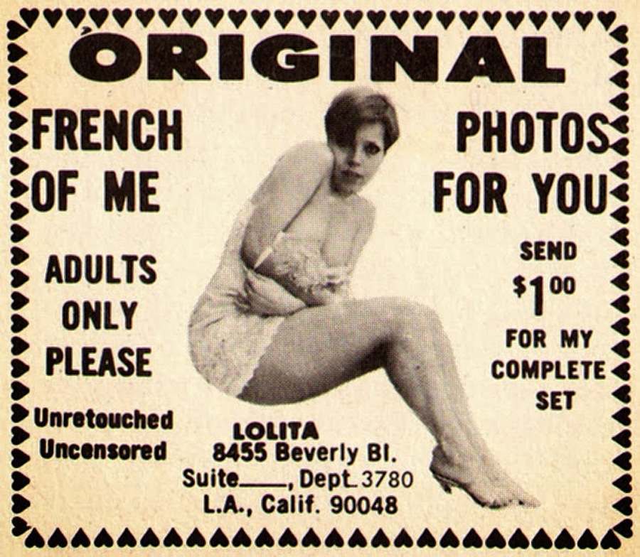 900px x 784px - Vintage adverts for mail order adult entertainment - Flashbak