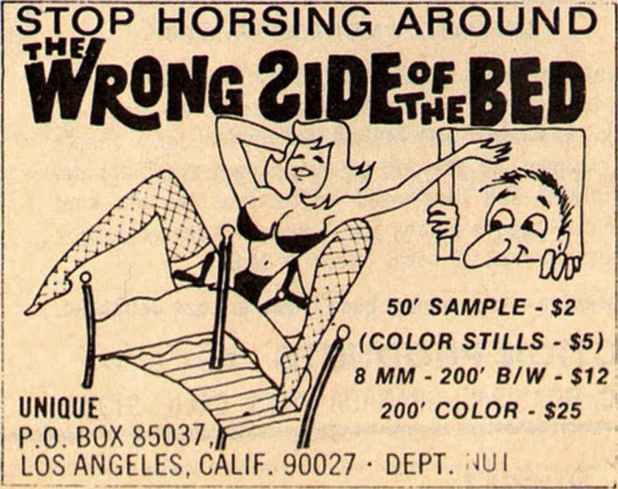 Vintage adverts for mail order adult entertainment - Flashbak