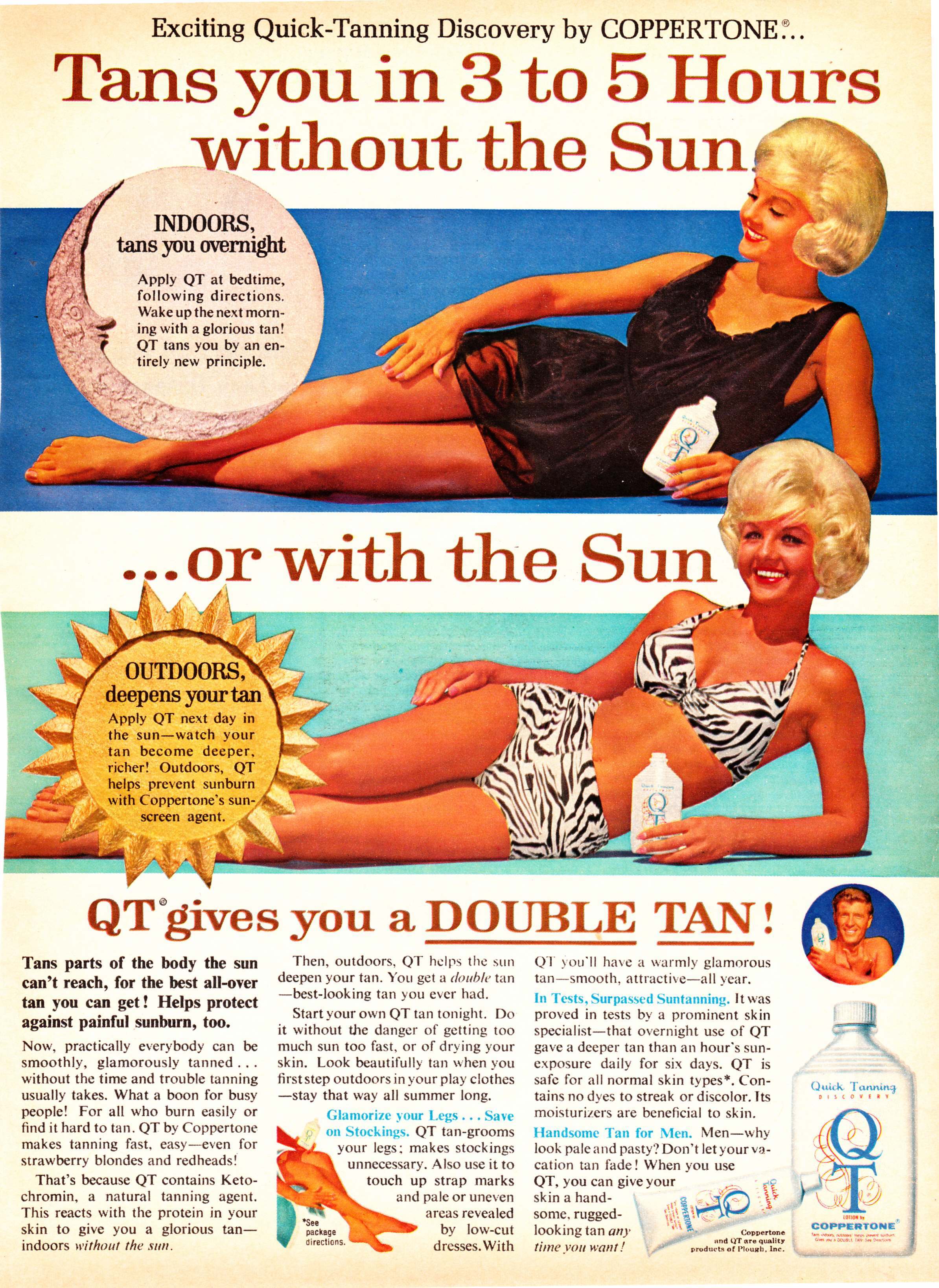 Let the Sunshine In: 1960s-70s Adverts in the Golden Age of the Tan