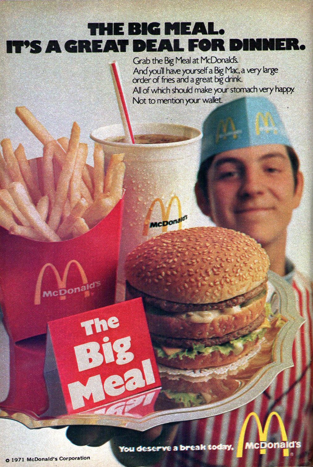 mcdonalds flashbak meal