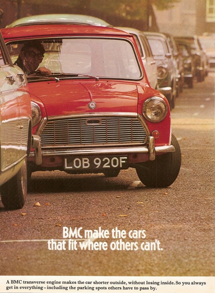 BMC Mini advertising advert