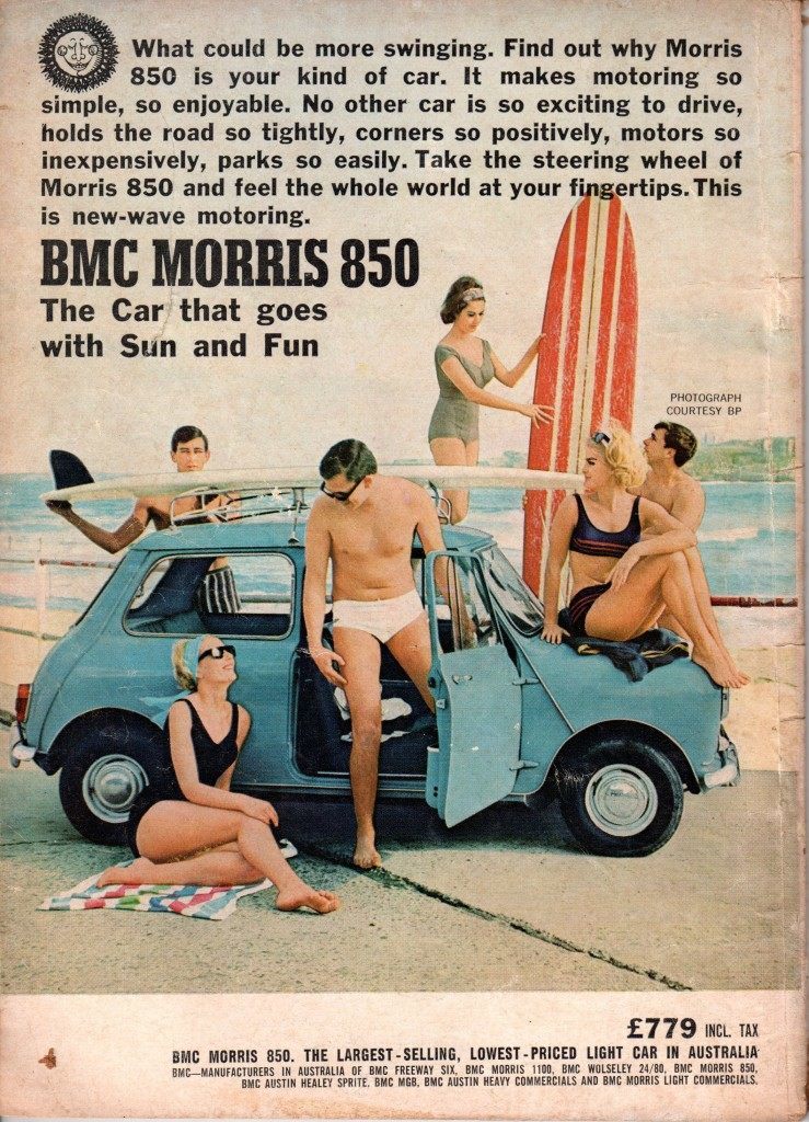 Australian Morris 850 ad from 1964.