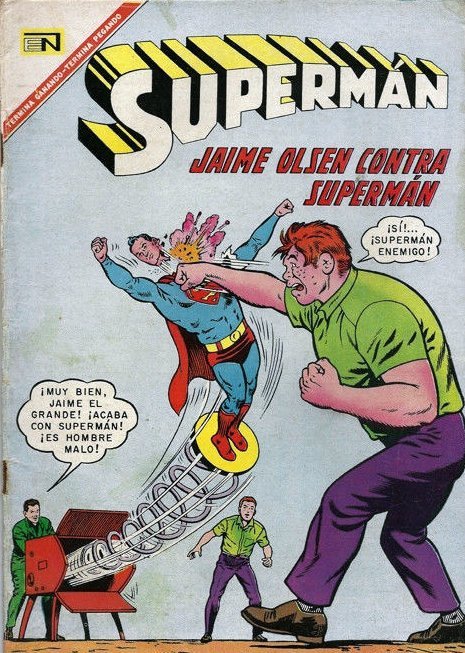 SUPERMAN #609 MEXICAN MEX COMIC NOVARO SPANISH 1967