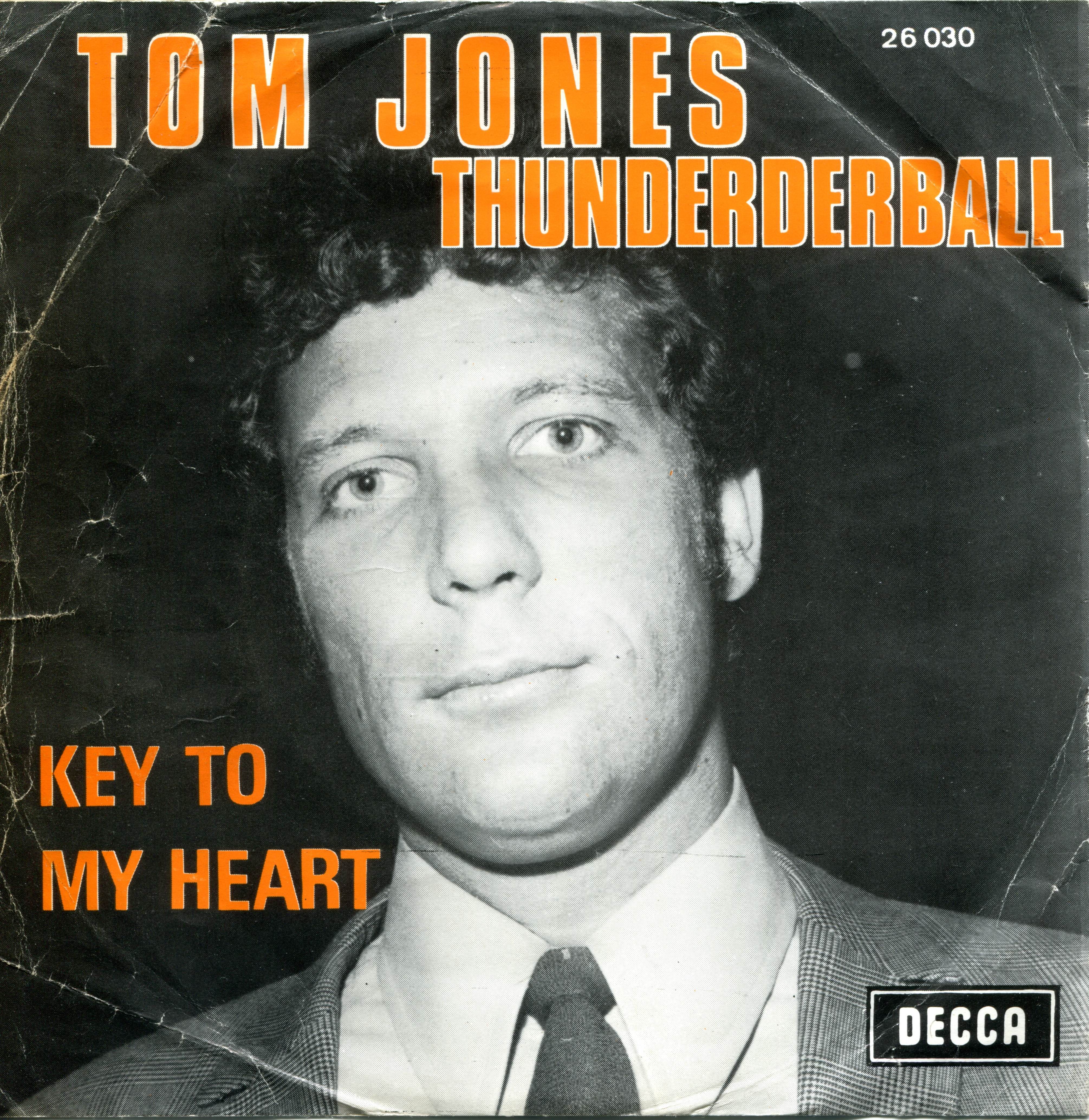 Tom Jones Thunderball record cover