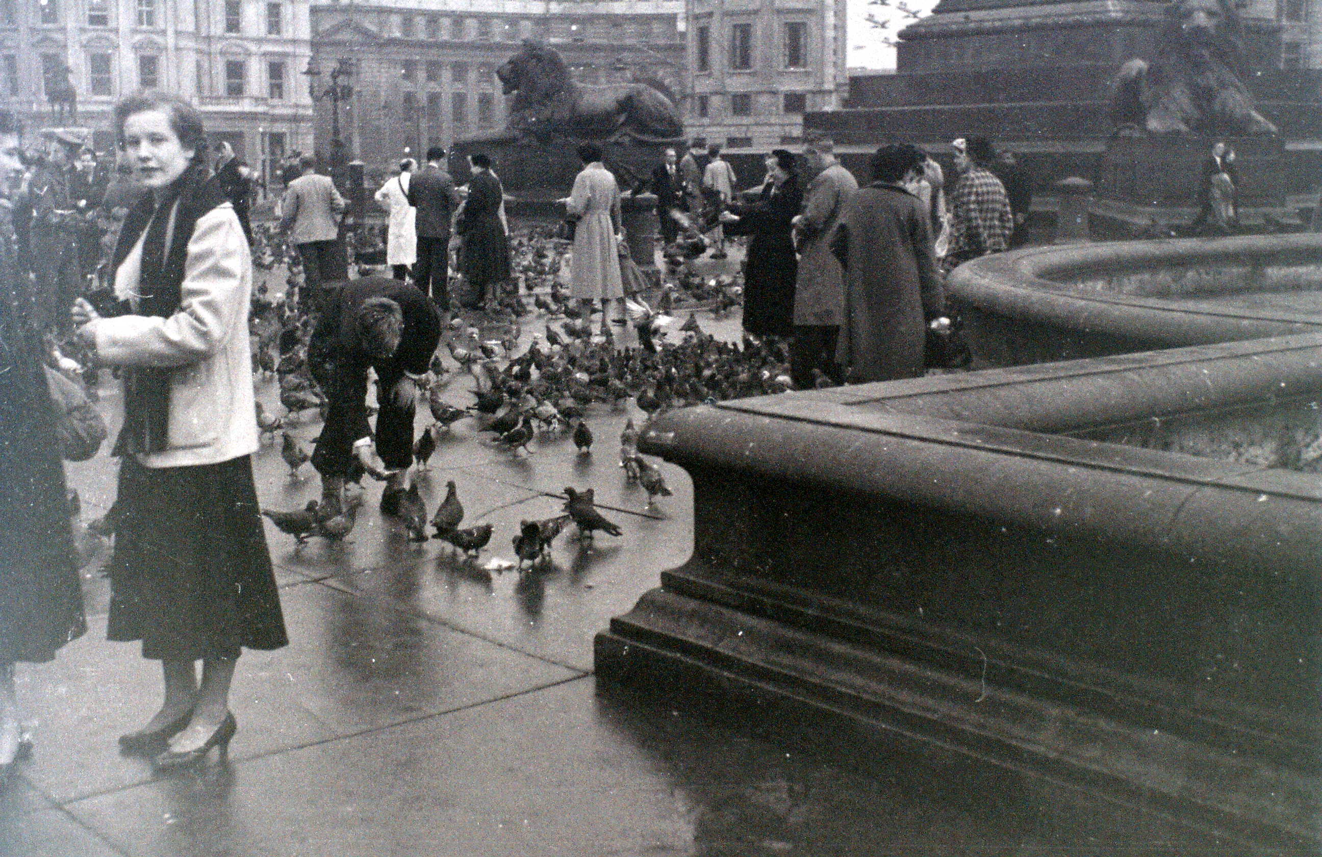 Trafalgar Square, London, 5 November 1955.
