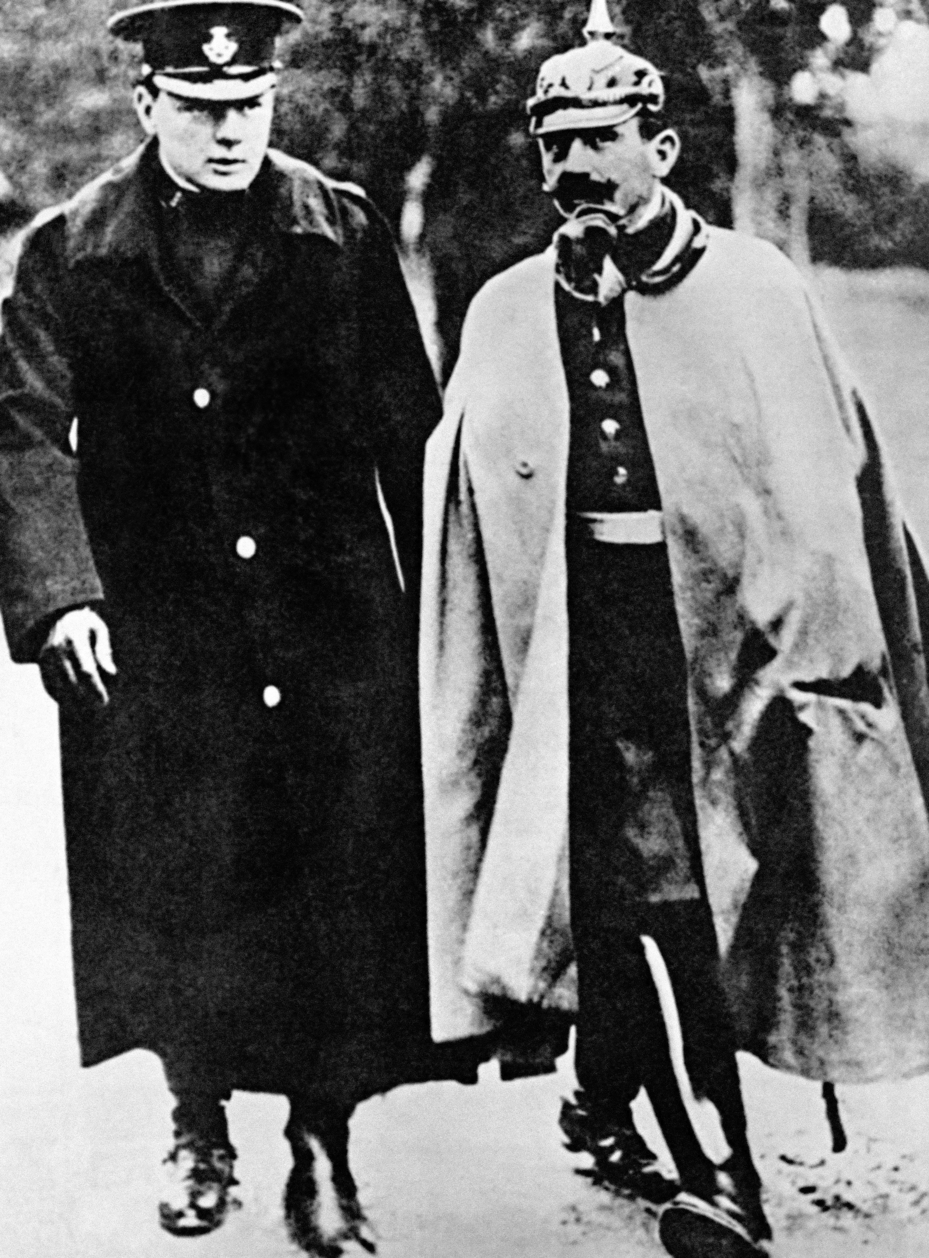 Politics - Winston Churchill and Kaiser Wilhelm II