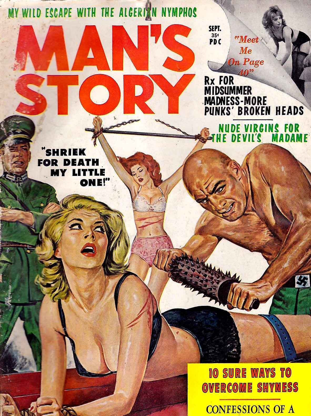 1800 Vintage Nazi Porn - When Nazis Attack! Men's Action Mags and Hitler's Perverted ...