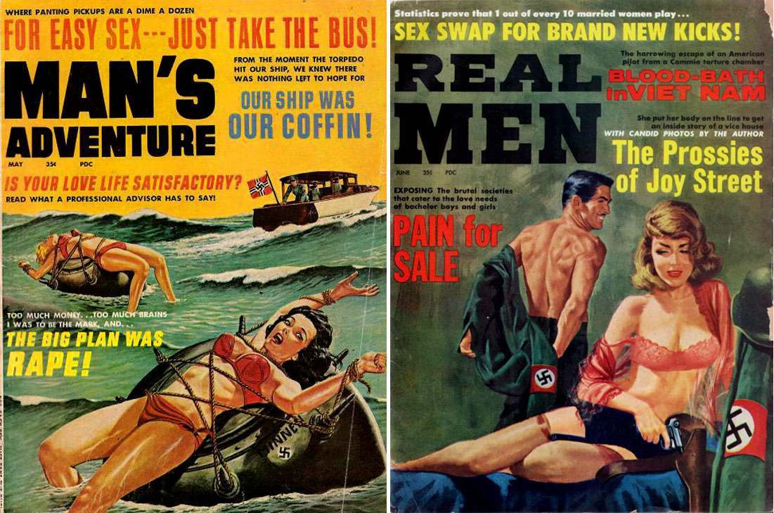 1800 Vintage Nazi Porn - When Nazis Attack! Men's Action Mags and Hitler's Perverted ...