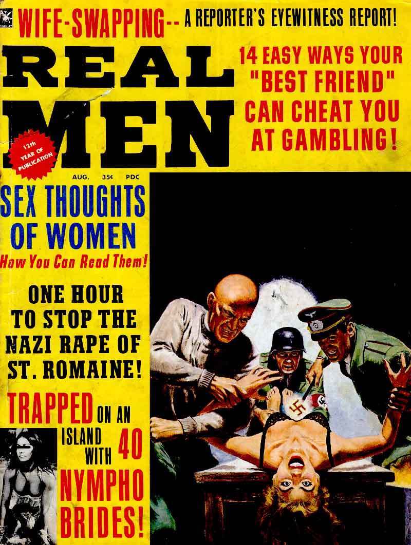 Sexual Nazi Torture - When Nazis Attack! Men's Action Mags and Hitler's Perverted Minions -  Flashbak