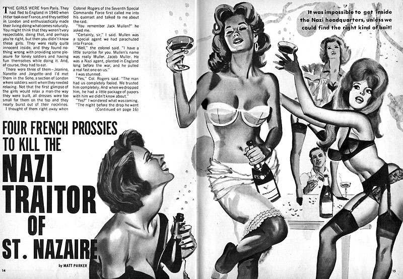 800px x 555px - When Nazis Attack! Men's Action Mags and Hitler's Perverted Minions -  Flashbak