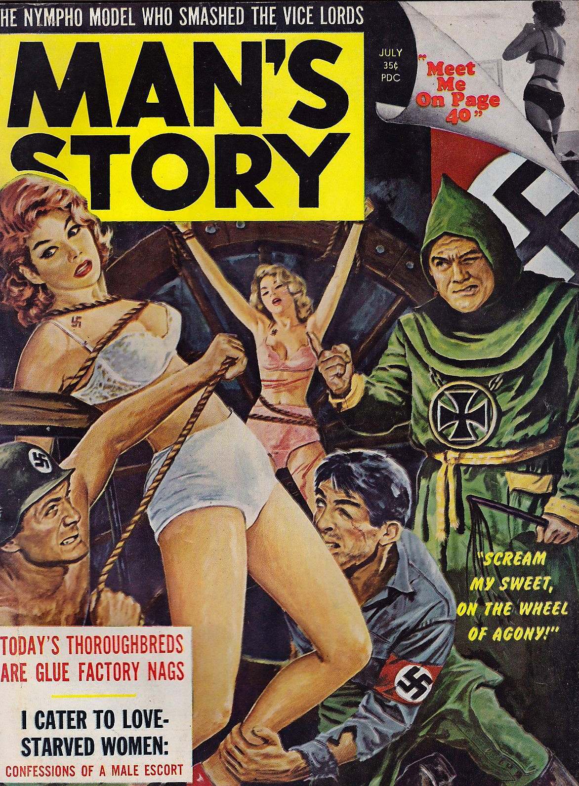 1172px x 1592px - When Nazis Attack! Men's Action Mags and Hitler's Perverted Minions -  Flashbak