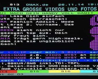 Smutty Sex-For-Sale Teletext Pages From 1980s German TV