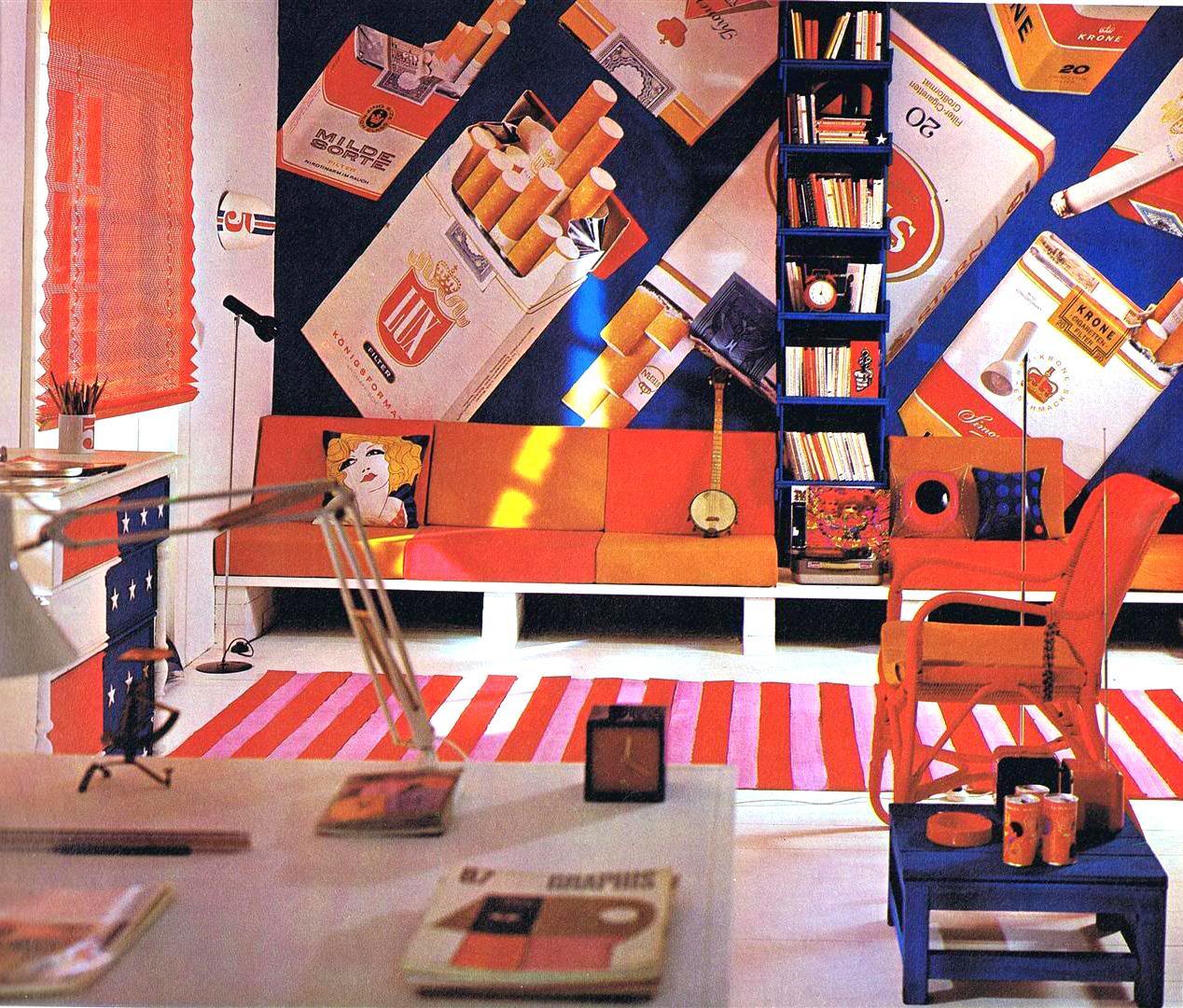 Magical Mystery D cor Trippy  Home  Interiors of the 60s 